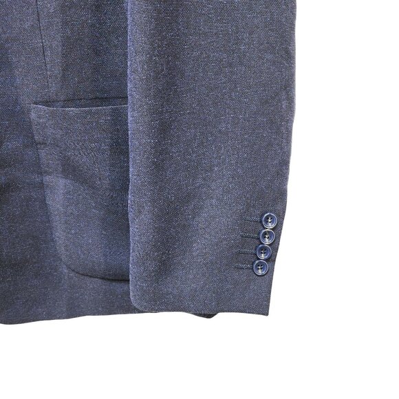 PJ Paul Jones Mens Blazer Jacket Size XL Navy Blue Single-Breasted - Picture 5 of 9